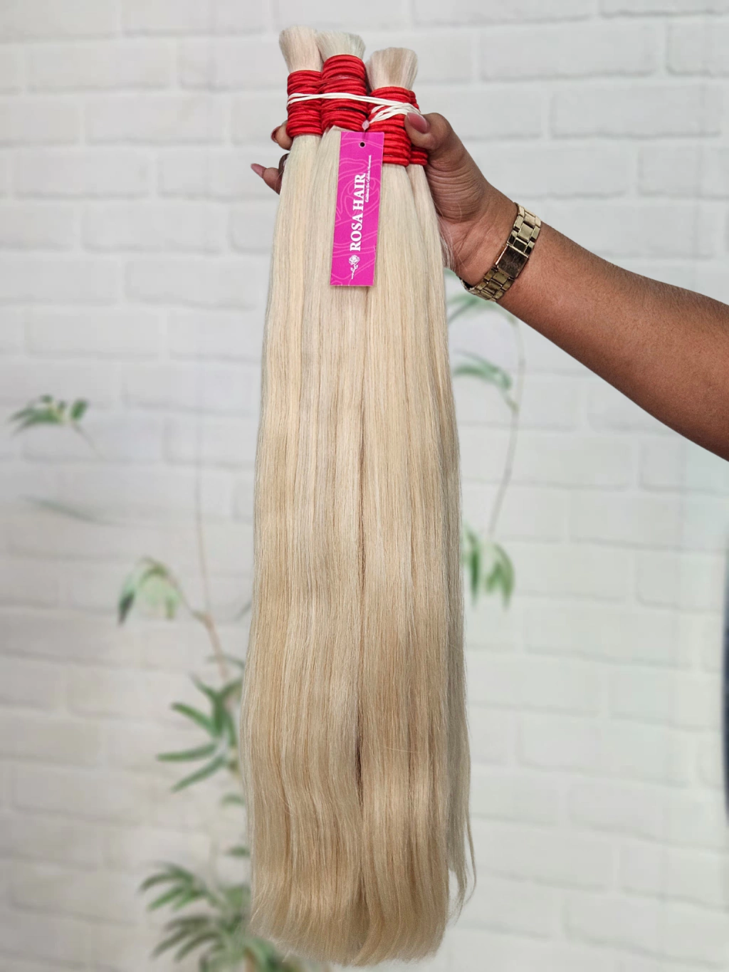 Cabelo humano Loiro Global Rosa Hair