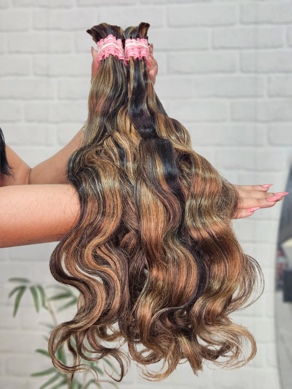 Cabelo humano Ombre Hair Premium Rosa Hair